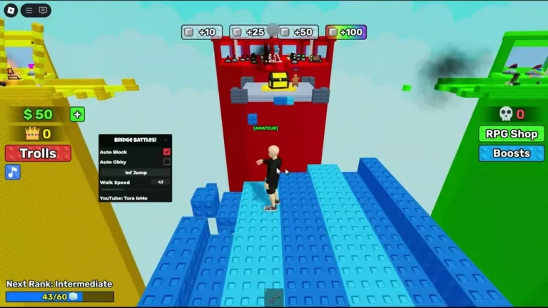 Bridge Battles Script: Auto Block, Auto Parkour