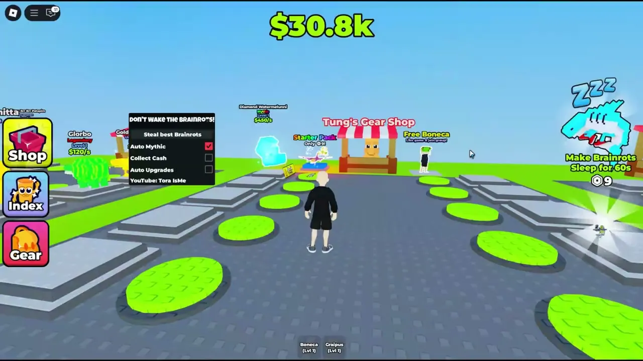 Don't Wake the Brainrots Script - Steal best Brainrots, Auto Mythic