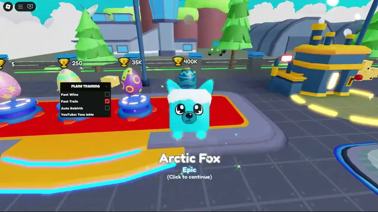 Plane Training Script - INFINITE WINS, POWERS