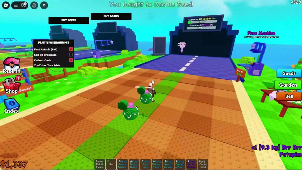 Plants Vs Brainrots Script - FAST ATTACK, AUTO BUY (NO KEY!!)