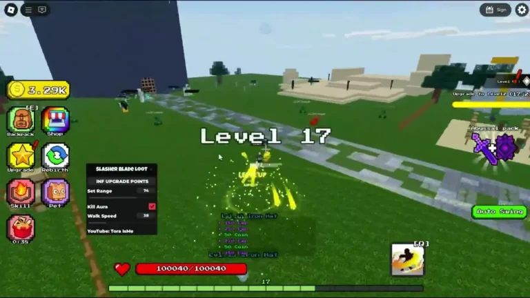 Slasher Blade Loot Script – INF STATS, KILL AURA